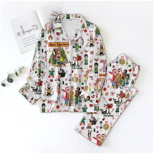 Bobs Burgers Christmas Pajamas, Bob Belcher Shirt, Belcher Family Holiday Pajamas, Bobby Hill Movie Pajamas, Bobs Burgers Cartoon Pajam