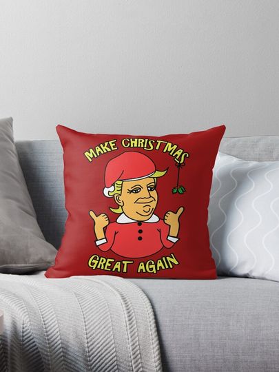 Make Christmas Great Again  Pillow