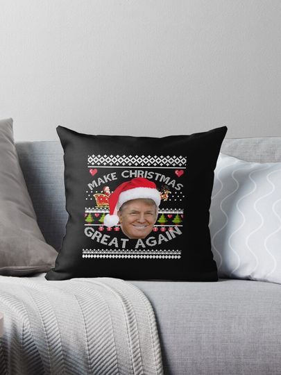 Make Christmas Great Again Pillow