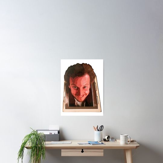 Home Alone Marv Doggy Door Poster