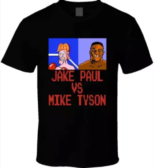 Jake Paul Vs Mike Tyson Punch Out Game T-Shirt | Boxing Shirt | Gift For Boxing Fan | Dad's Gift