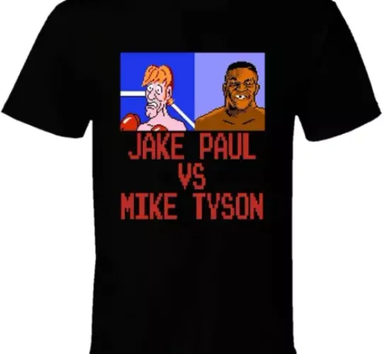 HOT NEW Jake Paul Mike Tyson T-shirt