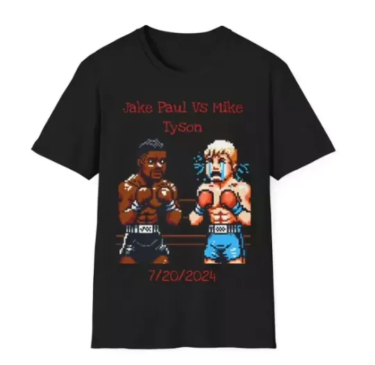 Mike Tyson vs Jake Paul Boxing 7/20/24 T-Shirt