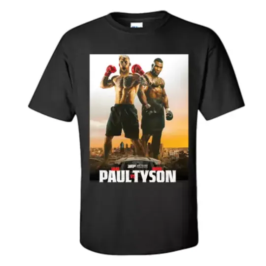 Jake Paul vs Mike Tyson T Shirt New 2024 Boxing Tee Paul vs Tyson Graphic