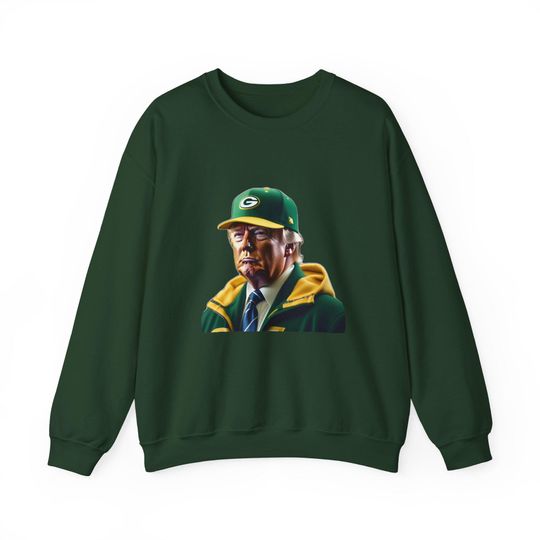Donald Trump Green Bay Packers Sweatshirt