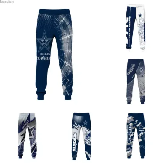 Dallas Cowboys Athletic  Joggers | Football Pants | Winter Pants