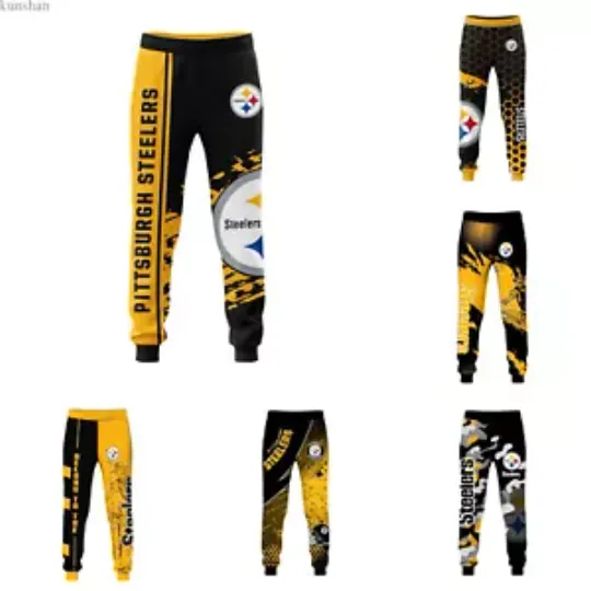 Pittsburgh Steeler Athletic  Joggers | Football Pants | Winter Pants