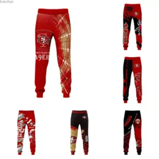 San Francisco 49ers Athletic  Joggers | Football Pants | Winter Pants