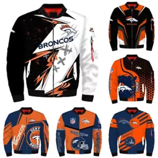 Denver Broncos Men's Flight Bomber Jacket