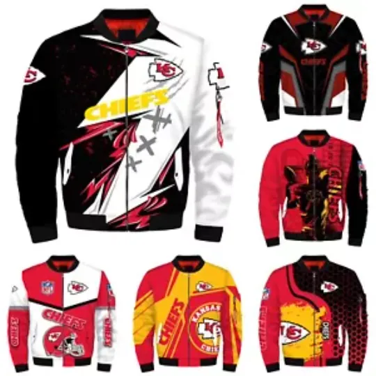 Kansas City Chiefs Men's Flight Bomber Jacket