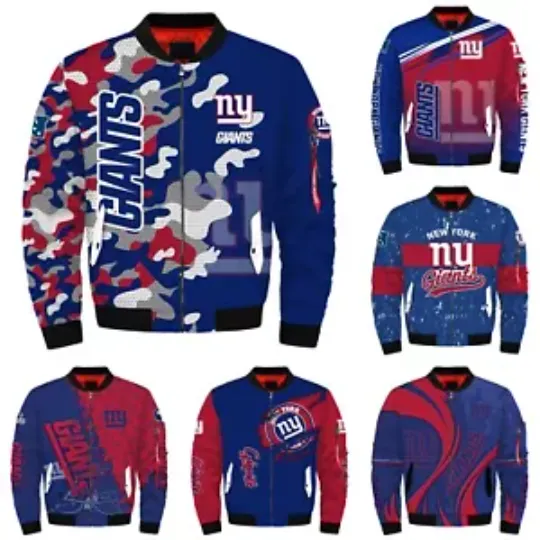 New York Giants Men's Bomber Jacket