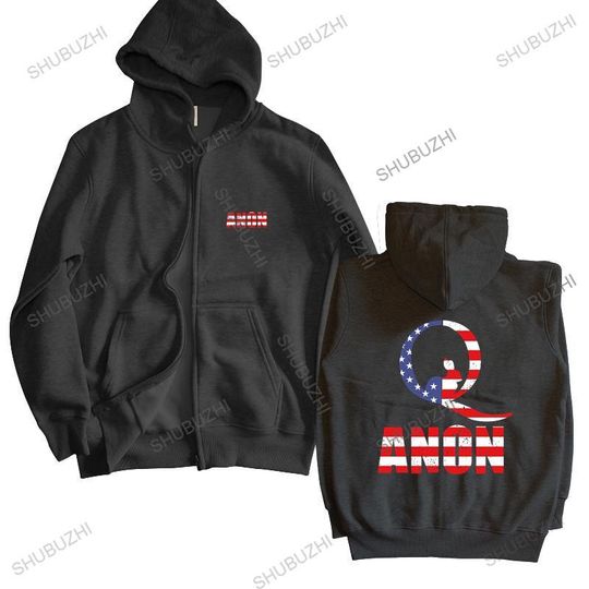 USA Flag Trump Double Sided Zipper Hoodie | Unisex Zip Up Jacket