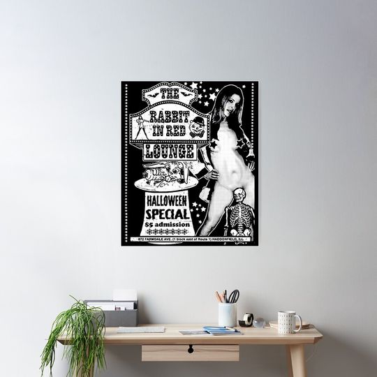 The-Rabbit-In-Red-Lounge-Halloween   Poster