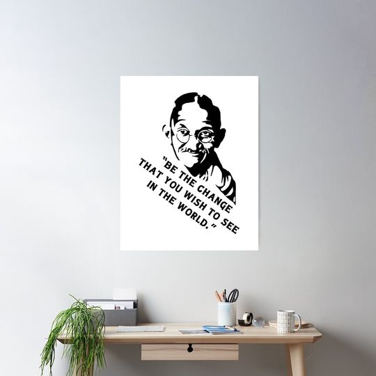 Gandhi Quote Poster