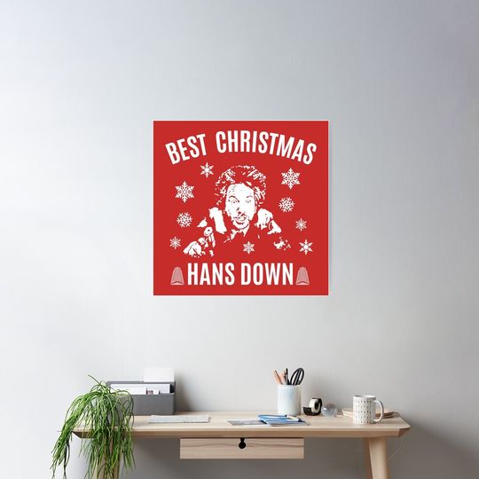 Die Hard Best Christmas Hans Down Poster