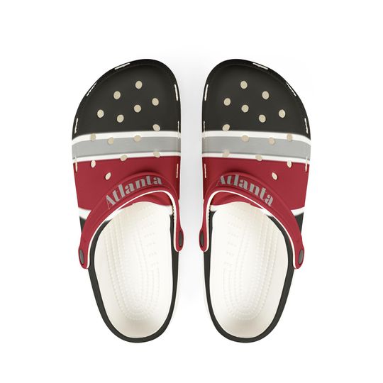 Atlanta Football Themed Clogs