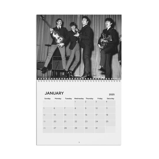 The Beatles 2025 Calendar | Photo Wall Calendar 2025 | The Beatles Fan Gift | Gift For Mother | Secret Santa Gift | Christmas Gift Exchange