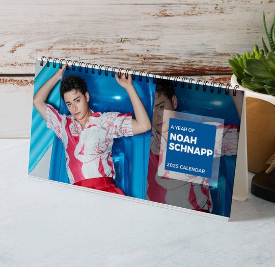 Noah Schnapp Desk Calendar 2025 | Celebrity 2025 Calendar | Stranger Things Movie | Noah Schnapp Actor Fan | Gift For Christmas, New Year