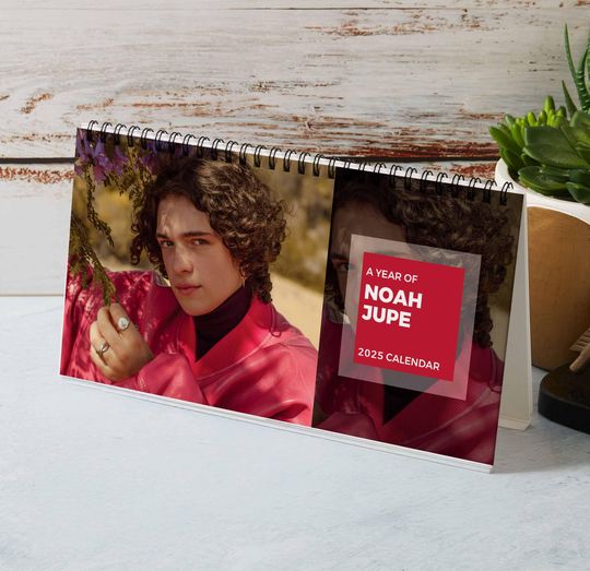Noah Jupe Desk Calendar 2025 | Celebrity 2025 Calendar | Honey Boy Movie | Noah Jupe Actor Fan | Gift For Christmas, New Year