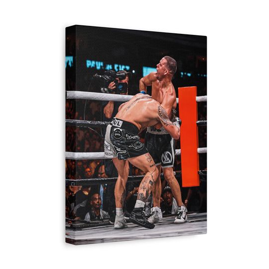 Nate Diaz Choking Jake Paul Poster | Boxing Poster
