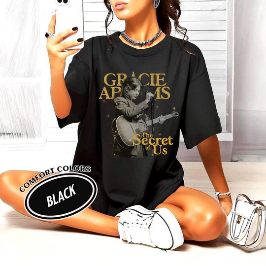 Gracie Abrams Shirt | The Secret of Us Tour Tee | Concert Merch TShirt