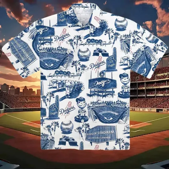 Discover Dodgers Giveaway 2024 Hawaiian Shirt