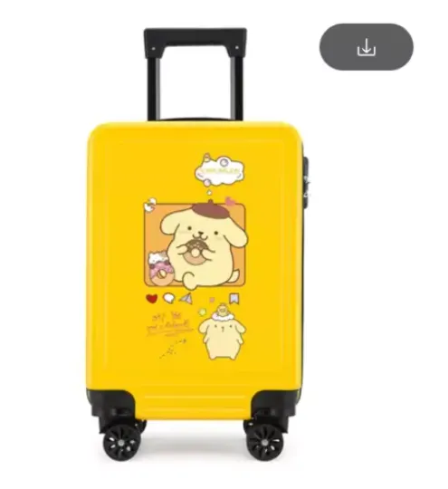SANRIO POMPOMPURIN Suitcase | Cartoon Luggage | Gift For Kids