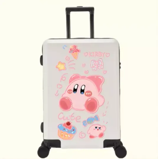 ANIME KIRBY Suitcase | Cartoon Luggage | Gift For Kids