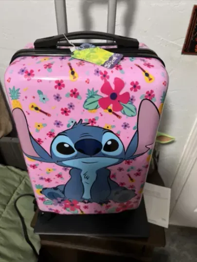Disney Stitch Suitcase | Cartoon Luggage | Gift For Kids