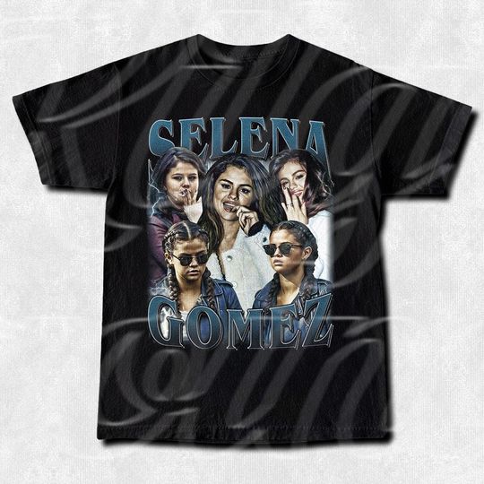 Limited Selena Gomez Vintage T-Shirt, Gift For Women and Man Unisex T-Shirt