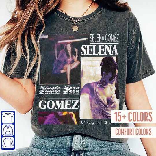 Vintage Selena Gomez Shirt, Selena Gomez Single Soon Shirt, Inspired Bootleg Vintage 90's Rap Hip Hop, Fan Graphic Tee