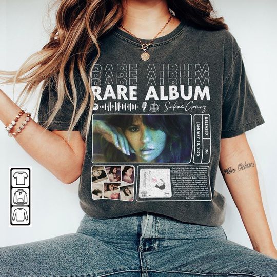 Selena Gomez Music Shirt, Rare Album , Selena Gomez Concert Retro Music Unisex Gift Bootleg