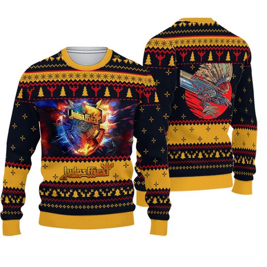 Judas Priest Hall Of Fame Christmas Ugly Sweater