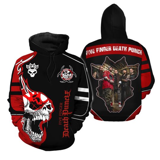 Five Finger Death Punch Band Men/Women 3D Printed Hoodie