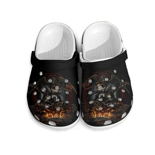 Halloween Gifts Jack Skellington Disney Cartoon Adults Clog Shoes