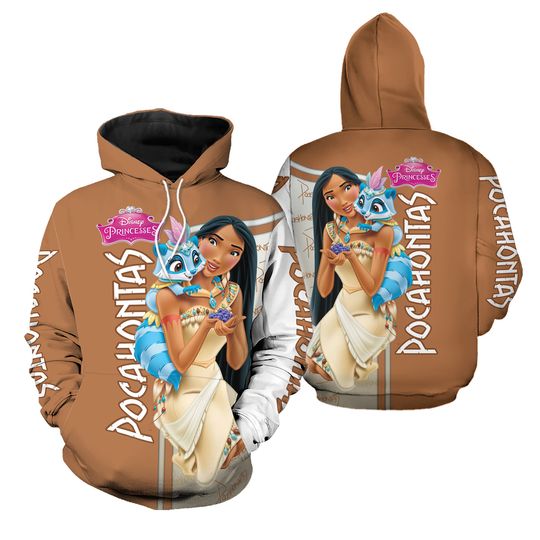Pocahontas Princess 3D Hoodie