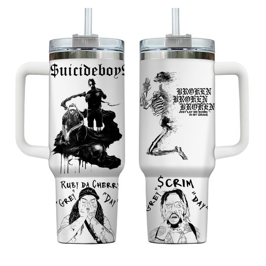 Suicideboys Tumbler, Suicideboys Tumbler 40oz