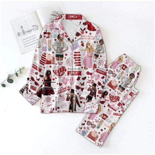 Discover 1989 Taylor Pajamas Set - Eras Tour Family Holiday Set, Pajama Set for Christmas