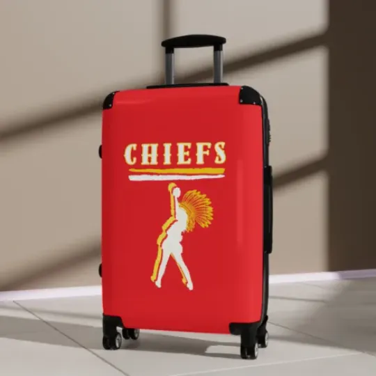 Kansas City Chiefs Cheerleader Suitcase Luggage Travel football Football Team Super