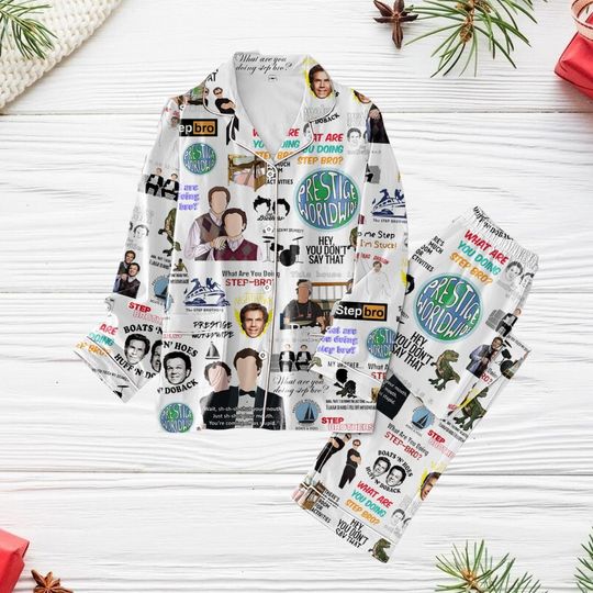 Step Brothers Movie Pajamas, Step Brothers Xmas Pajamas, Christmas Movie Holiday Pajamas, Brennan and Dale Family Pajamas, Comedy Gift