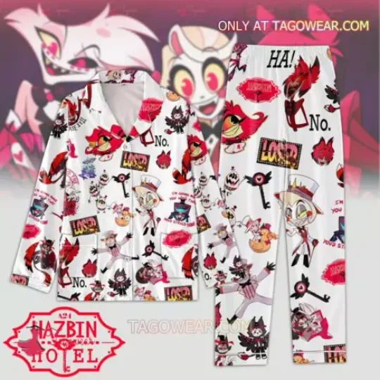 Hazbin Hotel Characters Men Women’s Pajamas Set