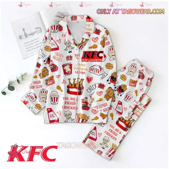 KFC Is My Valentine Men Women’s Pajamas Set