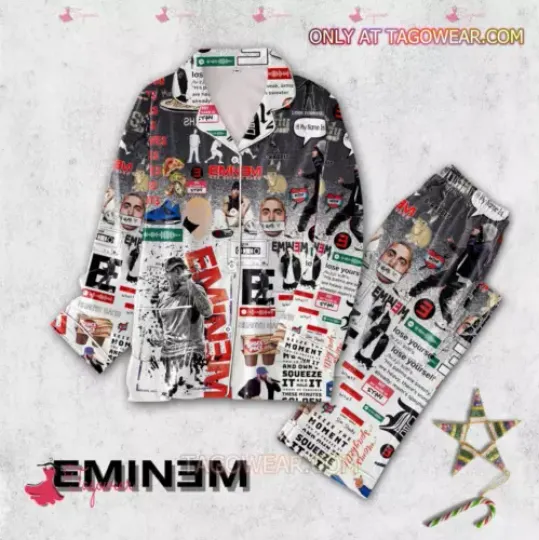 Eminem The Eminem Show Button Pajamas Set