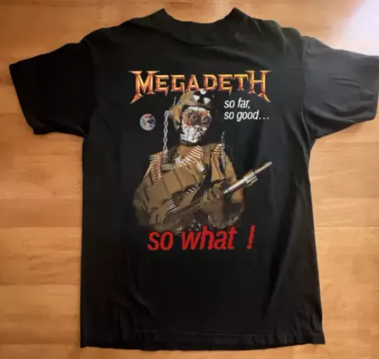 Megadeth So Far So Good So What Cotton Unisex T-Shirt
