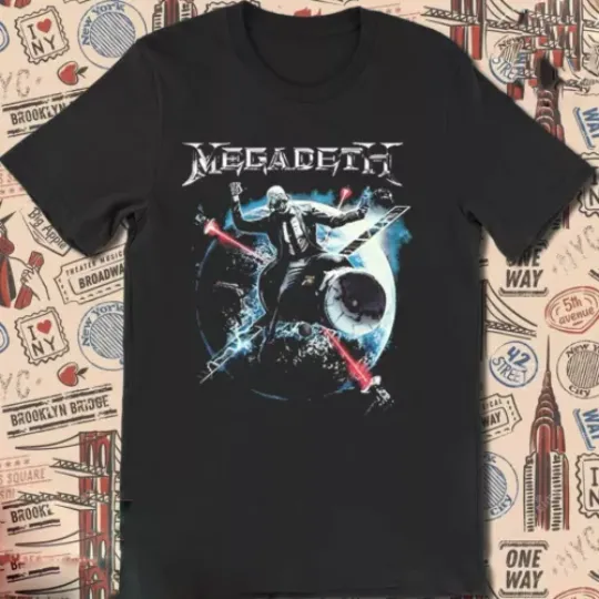 Megadeth Crush The World Tour Us 2024 T-Shirt