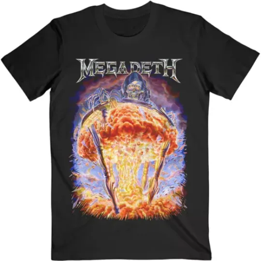 Megadeth Countdown To Extinction Explosion Black T-Shirt