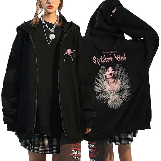 Hot Fashion Melanie Martinez Portals Tour Graphic Printed Zip-up Hoodie Gift For Fans