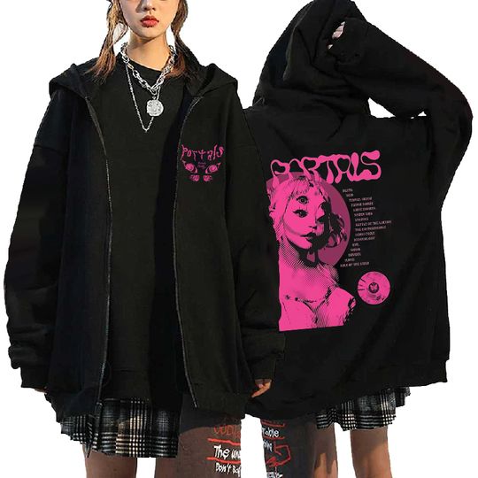 2024 Fashion Melanie Martinez Portals Tour Zip-up Hoodie Gift For Fans