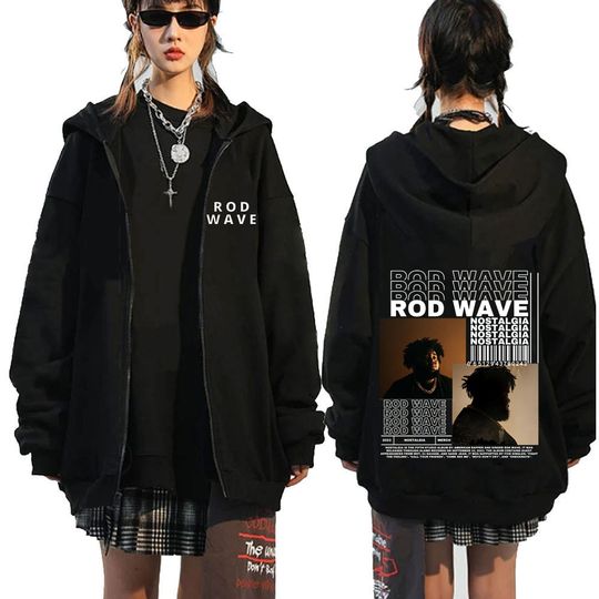 Rod Wave Nostalgia Tour Concert Zipper Hoodies