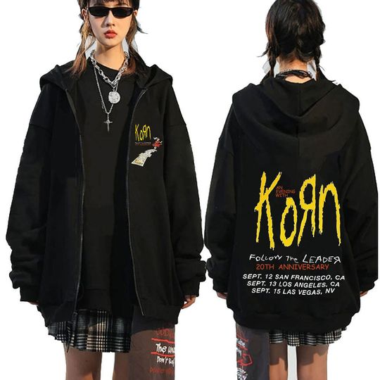 Korn Follow The Leader 20Th Anniversary Zip Up